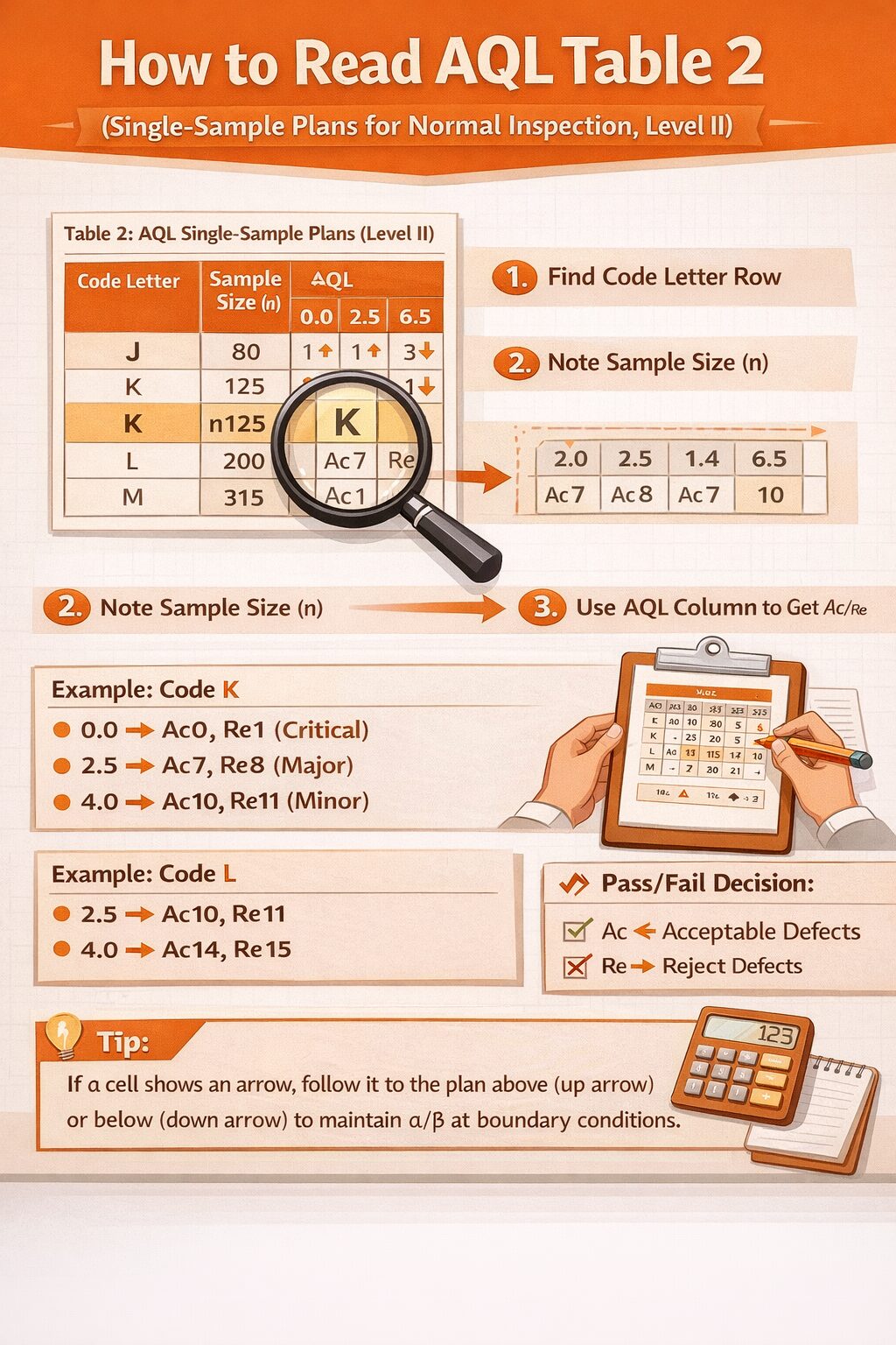How To Read Aql Table 2